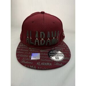 Alabama Roll Tide Snap Back Hat Collegiate One Size Mesh Adjustable NEW